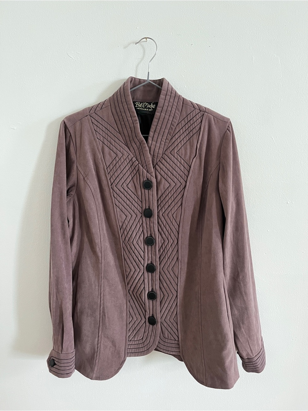 Vintage 1990s Earthy Mauve Bob Mackie Jacket